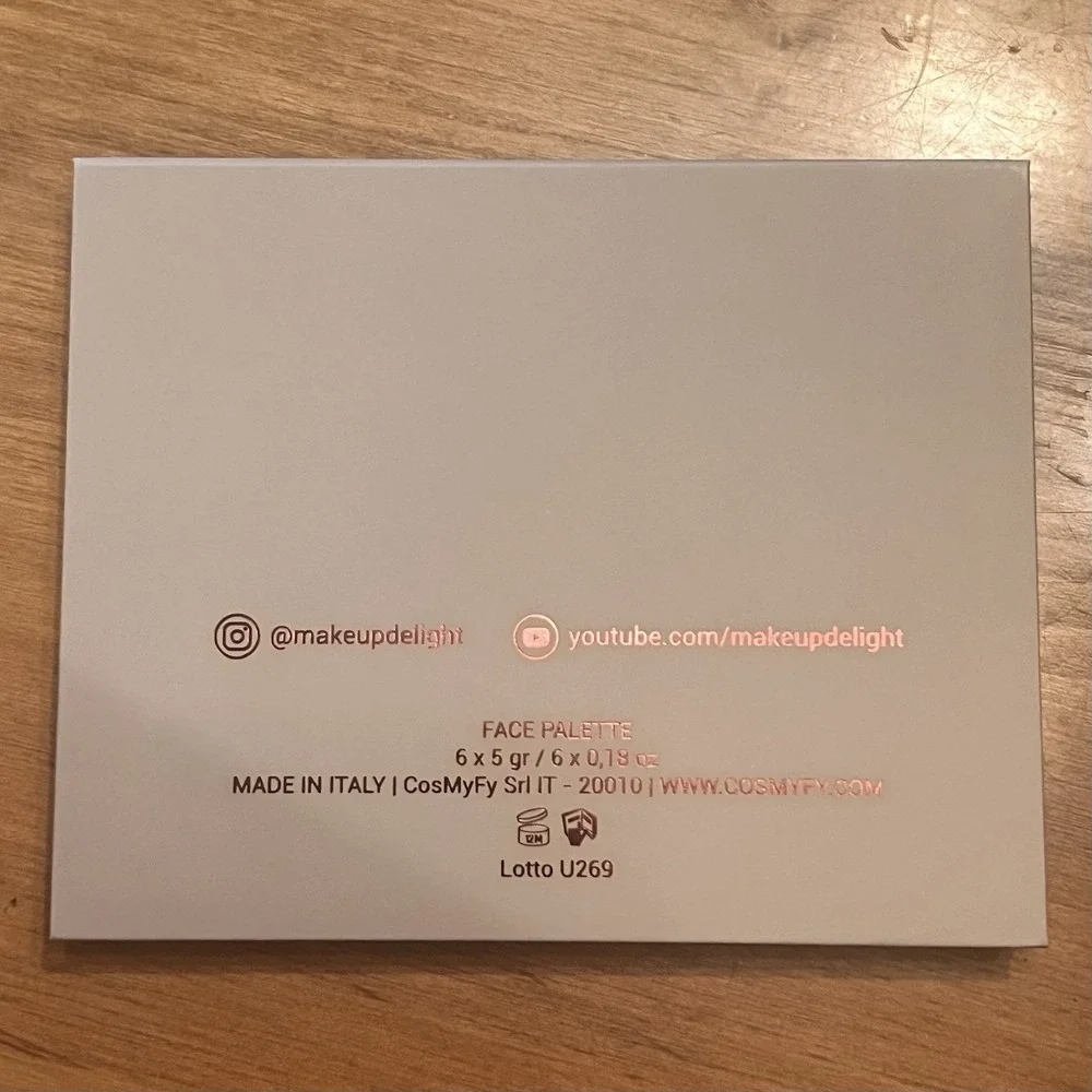 NEW Cosmyfy MD About Face HighLighter/Bronzer/Blush‎ Palette